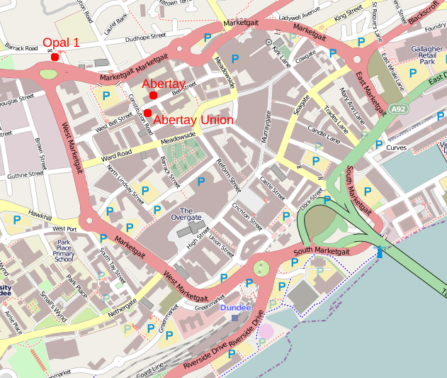 Dundee Map 