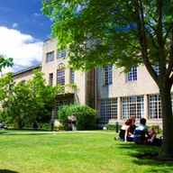 A quad at St Anne's College.